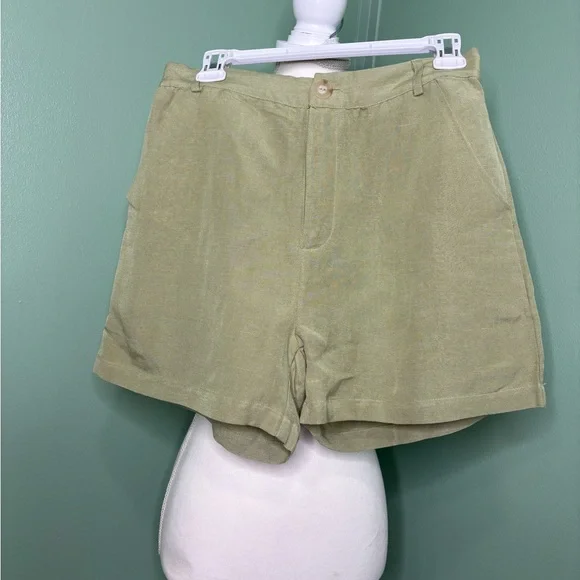 Olive Women's Casual Bermuda Shorts - Picture 2 of 8